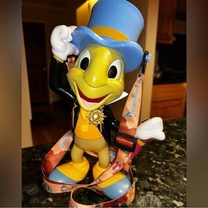 Jiminy Cricket Figurine with Blue Hat Sip